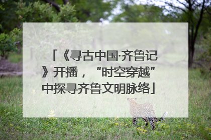 《寻古中国·齐鲁记》开播，“时空穿越”中探寻齐鲁文明脉络