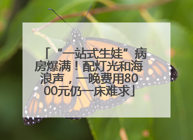 “一站式生娃”病房爆满！配灯光和海浪声，一晚费用8000元仍一床难求