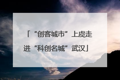“创客城市”上虞走进“科创名城”武汉