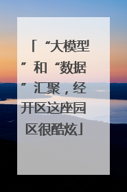 “大模型”和“数据”汇聚，经开区这座园区很酷炫