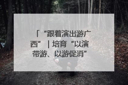 “跟着演出游广西”｜培育“以演带游、以游促消”文旅消费新生态
