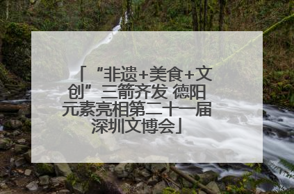 “非遗+美食+文创”三箭齐发 德阳元素亮相第二十一届深圳文博会