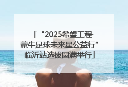 “2025希望工程·蒙牛足球未来星公益行”临沂站选拔圆满举行