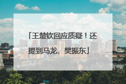 王楚钦回应质疑！还提到马龙、樊振东