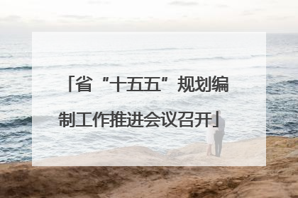 省“十五五”规划编制工作推进会议召开