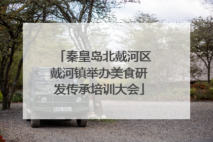 秦皇岛北戴河区戴河镇举办美食研发传承培训大会