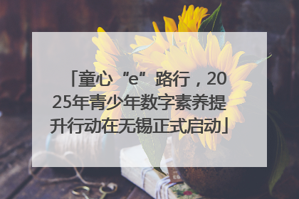 童心“e”路行，2025年青少年数字素养提升行动在无锡正式启动