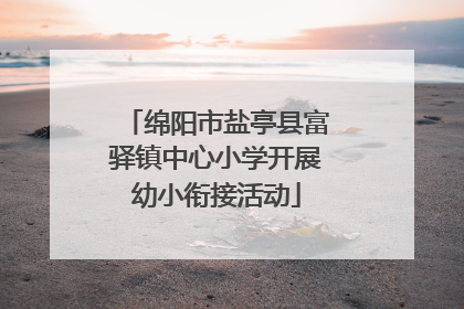 绵阳市盐亭县富驿镇中心小学开展幼小衔接活动