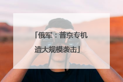 俄军：普京专机遭大规模袭击