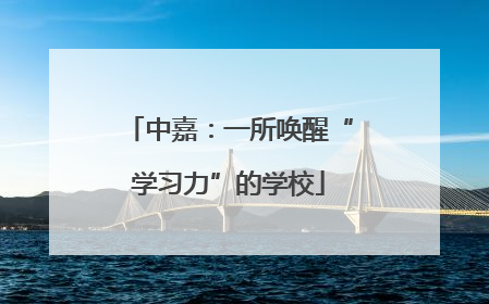 中嘉：一所唤醒“学习力”的学校