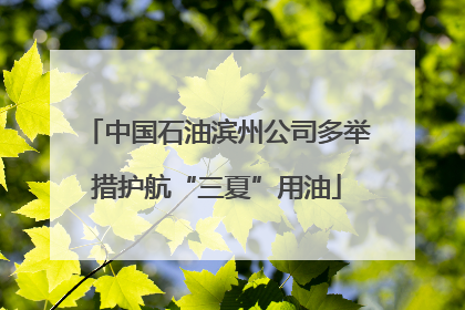 中国石油滨州公司多举措护航“三夏”用油