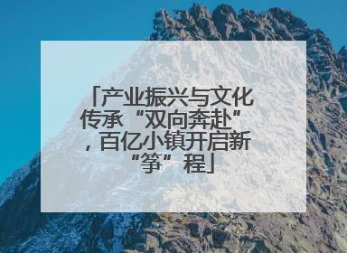 产业振兴与文化传承“双向奔赴”，百亿小镇开启新“筝”程