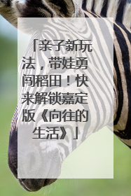 亲子新玩法，带娃勇闯稻田！快来解锁嘉定版《向往的生活》