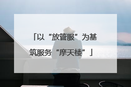 以“放管服”为基筑服务“摩天楼”