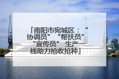 南阳市宛城区：“协调员”“帮扶员”“宣传员” 生产一线助力抢收抢种