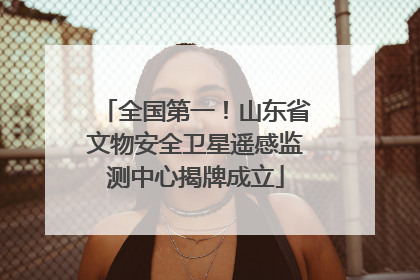 全国第一！山东省文物安全卫星遥感监测中心揭牌成立