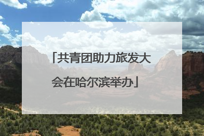 共青团助力旅发大会在哈尔滨举办