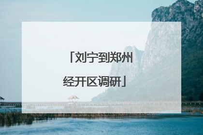 刘宁到郑州经开区调研