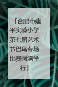 合肥市建平实验小学第七届艺术节巴乌专场比赛圆满举行
