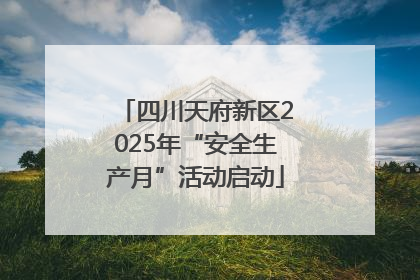 四川天府新区2025年“安全生产月”活动启动