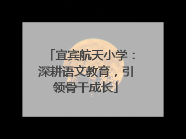 宜宾航天小学：深耕语文教育，引领骨干成长