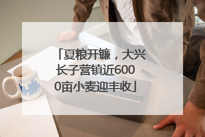 夏粮开镰，大兴长子营镇近6000亩小麦迎丰收