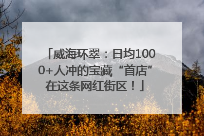 威海环翠：日均1000+人冲的宝藏“首店”在这条网红街区！