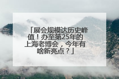 展会规模达历史峰值！办至第25年的上海老博会，今年有啥新亮点？
