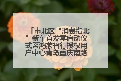 市北区“消费指北”新车首发季启动仪式暨鸿蒙智行授权用户中心青岛重庆南路开业盛典成功举办