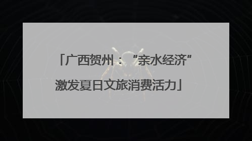 广西贺州：“亲水经济”激发夏日文旅消费活力