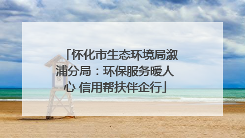 怀化市生态环境局溆浦分局：环保服务暖人心 信用帮扶伴企行
