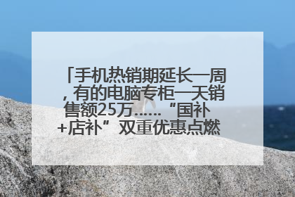 手机热销期延长一周，有的电脑专柜一天销售额25万……“国补+店补”双重优惠点燃德州“考后经济”