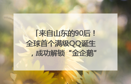 来自山东的90后！全球首个满级QQ诞生，成功解锁“金企鹅”，是继承父亲账号