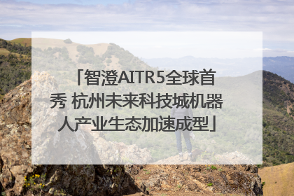 智澄AITR5全球首秀 杭州未来科技城机器人产业生态加速成型