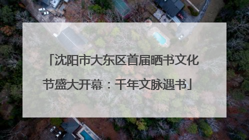 沈阳市大东区首届晒书文化节盛大开幕：千年文脉遇书