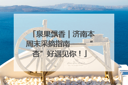 泉果飘香｜济南本周末采摘指南——“杏”好遇见你！