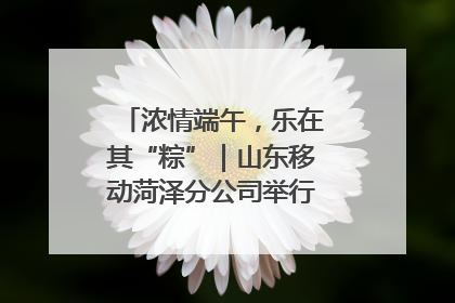 浓情端午，乐在其“粽”｜山东移动菏泽分公司举行端午节主题活动