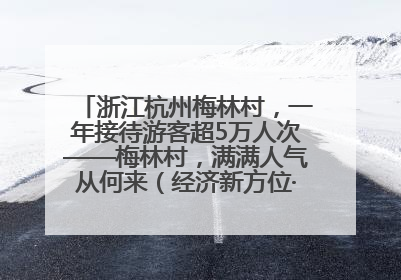 浙江杭州梅林村，一年接待游客超5万人次——梅林村，满满人气从何来（经济新方位·农村消费观察）
