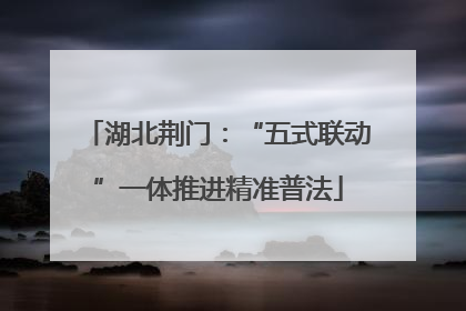 湖北荆门：“五式联动”一体推进精准普法