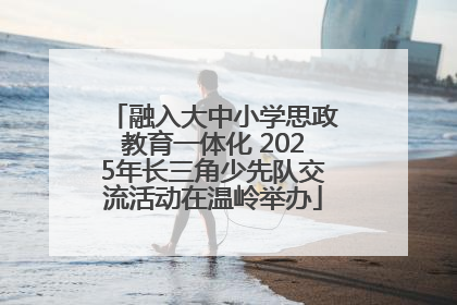融入大中小学思政教育一体化 2025年长三角少先队交流活动在温岭举办