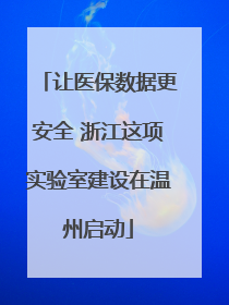 让医保数据更安全 浙江这项实验室建设在温州启动