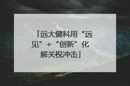 远大健科用“远见”+“创新”化解关税冲击