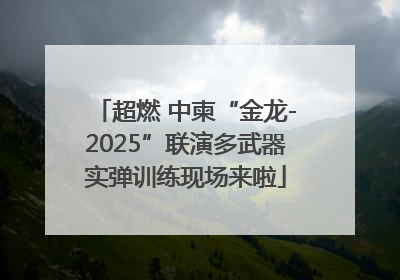 超燃 中柬“金龙-2025”联演多武器实弹训练现场来啦