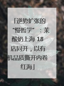 逆势扩张的 “慢哲学”：茉酸奶上海 18 店同开，以有机品质撕开内卷红海