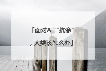面对AI“抗命”，人类该怎么办
