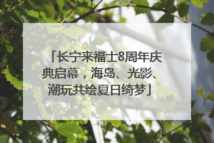 长宁来福士8周年庆典启幕，海岛、光影、潮玩共绘夏日绮梦