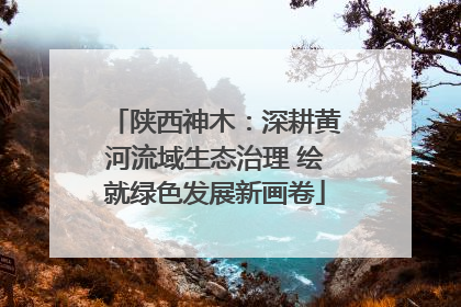 陕西神木：深耕黄河流域生态治理 绘就绿色发展新画卷