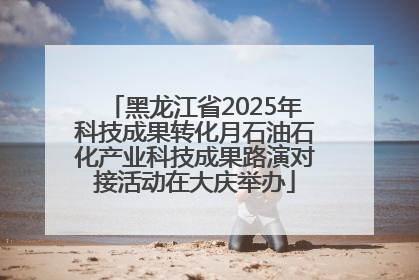 黑龙江省2025年科技成果转化月石油石化产业科技成果路演对接活动在大庆举办