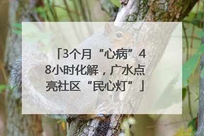 3个月“心病”48小时化解，广水点亮社区“民心灯”