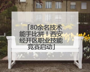 80余名技术能手比拼！西安经开区职业技能竞赛启动